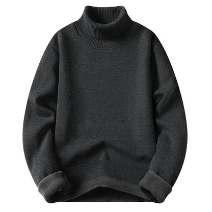 Noah Relaxed Fleece Lined Turtleneck Sweater