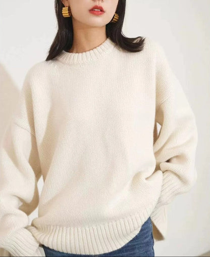 Nora Relaxed Ribbed Knit Sweater