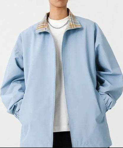Oliver Relaxed Plaid Lined Zip Jacket