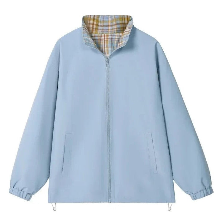 Oliver Relaxed Plaid Lined Zip Jacket