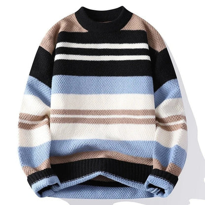 Pedro Relaxed Textured Stripe Knit Sweater