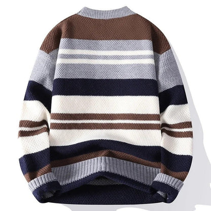 Pedro Relaxed Textured Stripe Knit Sweater
