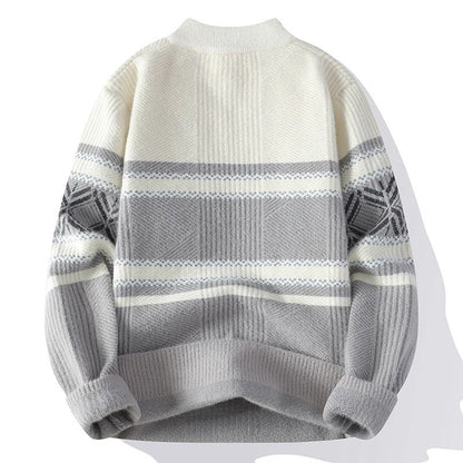 Peter Nordic Knit Half-Zip Sweater