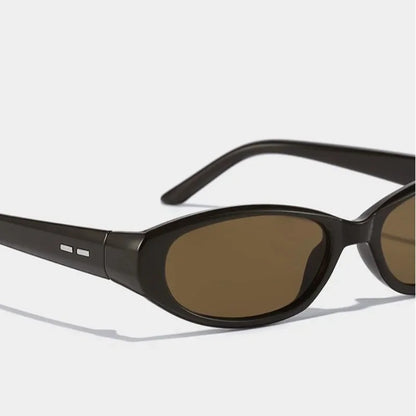 Thomas Oval Slim Retro Sunglasses