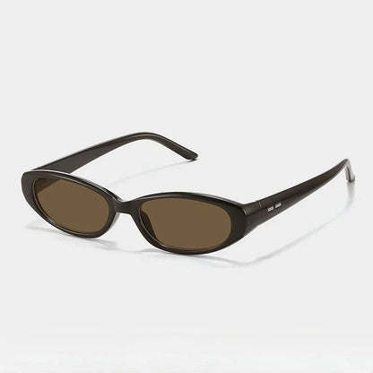 Thomas Oval Slim Retro Sunglasses