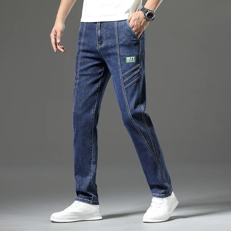 Sandra Relaxed Straight-Leg Denim Jeans