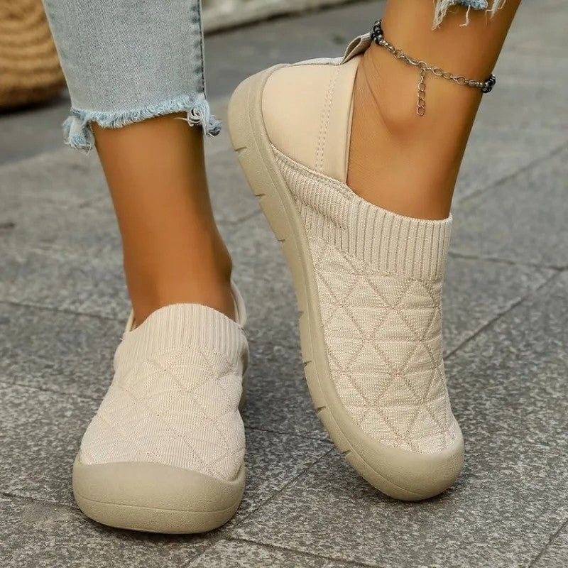 Selma Women's Quilted Knit Slip-On Sneakers