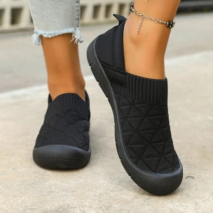Selma Women's Quilted Knit Slip-On Sneakers