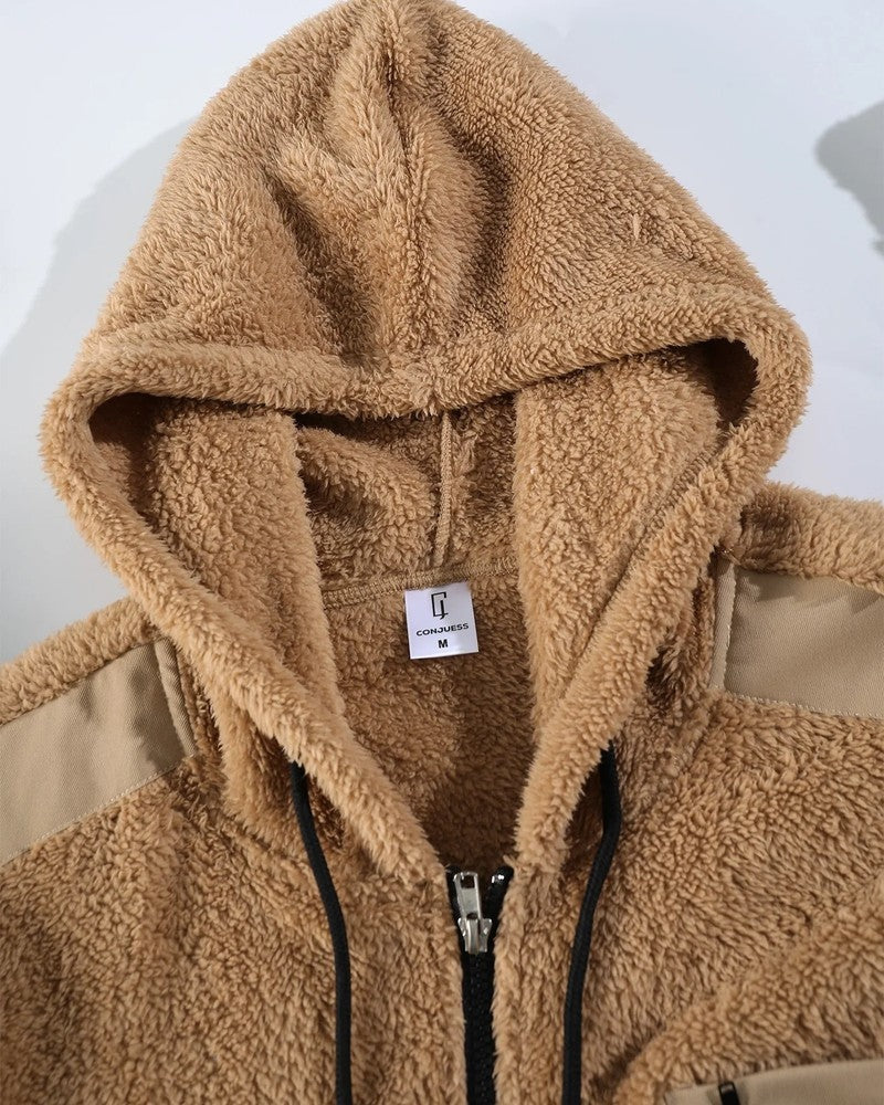 Sharon Fleece Zip Hooded Jacket