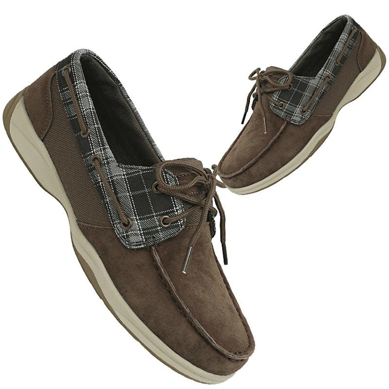 Simon Men's Relaxed Moc Toe Boat Shoes