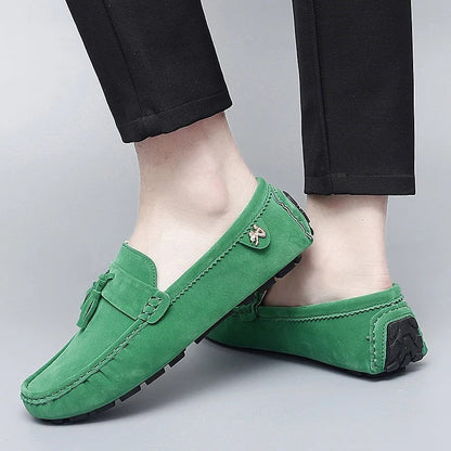 Simon Men's Suede Driving Loafer Moccasin