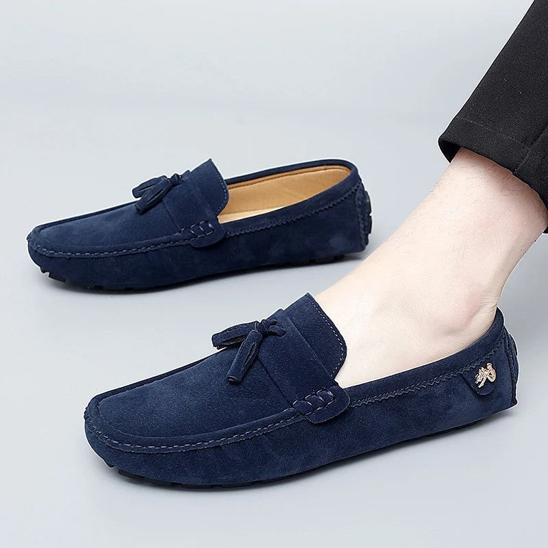 Simon Men's Suede Driving Loafer Moccasin