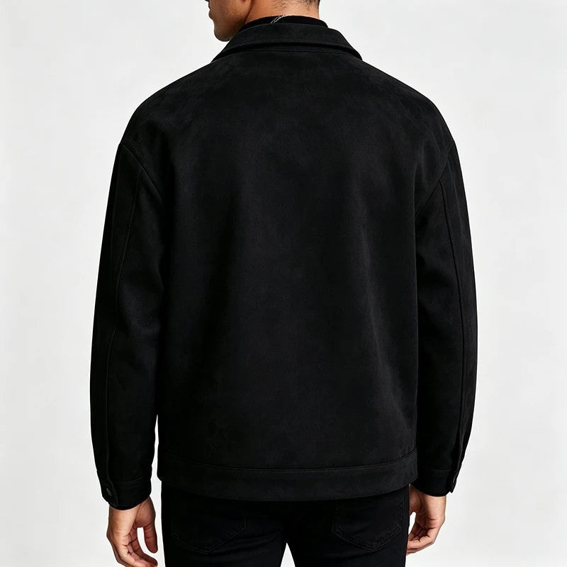 Spencer Men's Relaxed Snap-Front Shirt Jacket