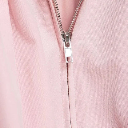 Teresa Voluminous Sleeve Zip Bomber Jacket
