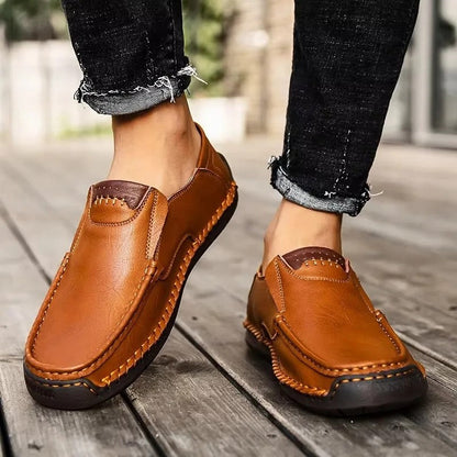 Thomas Men's Moc Toe Slip-On Loafer