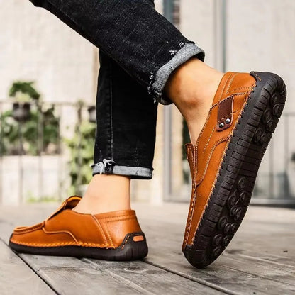 Thomas Men's Moc Toe Slip-On Loafer