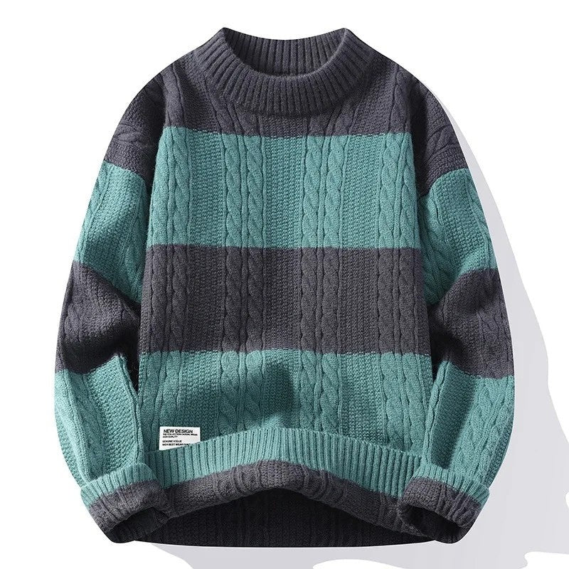 Thomas Men's Relaxed Cable Knit Sweater