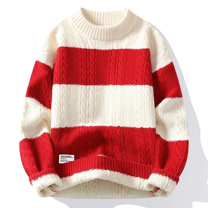 Thomas Men's Relaxed Cable Knit Sweater