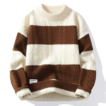 Thomas Men's Relaxed Cable Knit Sweater