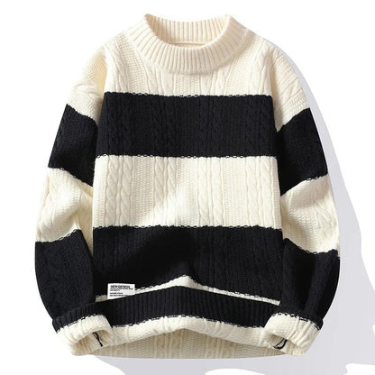 Thomas Men's Relaxed Cable Knit Sweater