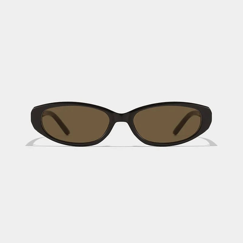 Thomas Oval Slim Retro Sunglasses