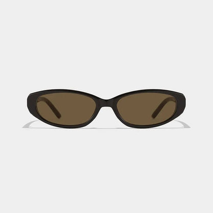 Thomas Oval Slim Retro Sunglasses