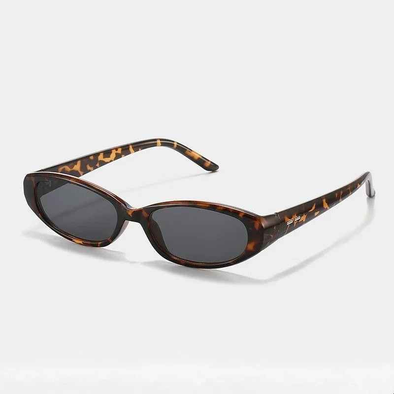 Thomas Oval Slim Retro Sunglasses