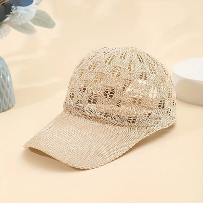 Vera Women's Crochet Mesh Baseball Cap