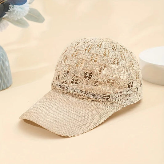 Vera Women's Crochet Mesh Baseball Cap