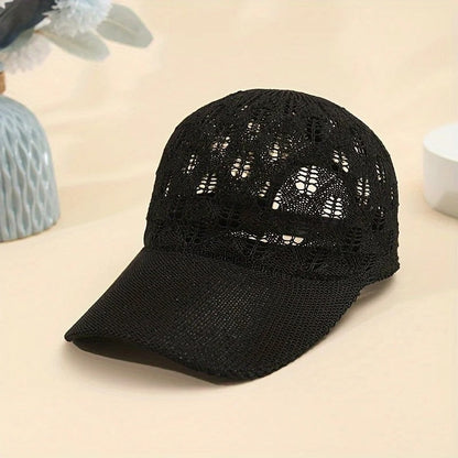 Vera Women's Crochet Mesh Baseball Cap