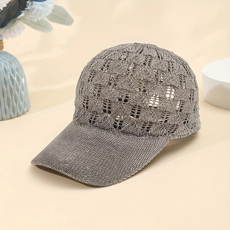 Vera Women's Crochet Mesh Baseball Cap