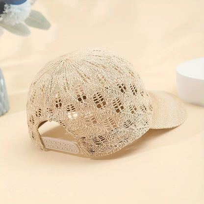 Vera Women's Crochet Mesh Baseball Cap