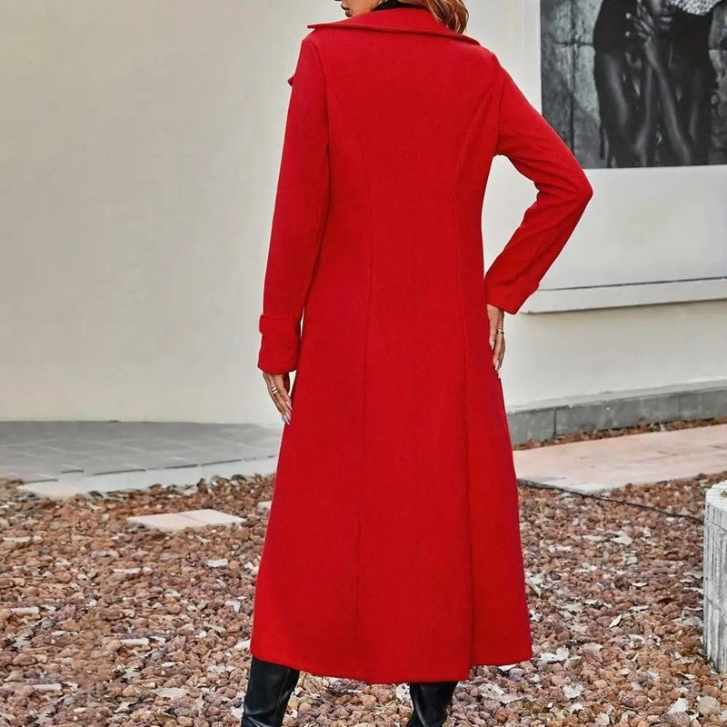Veronica Tailored Longline Double-Breasted Coat