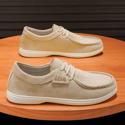 Victor Men's Relaxed Suede Moc Toe Loafers