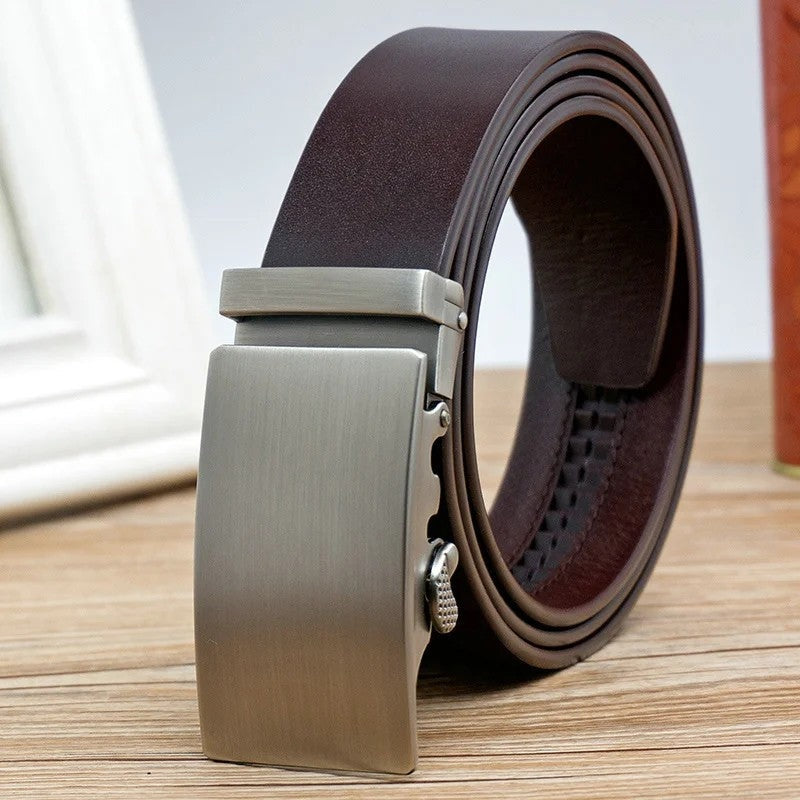 William Ratchet Buckle Adjustable Dress Belt