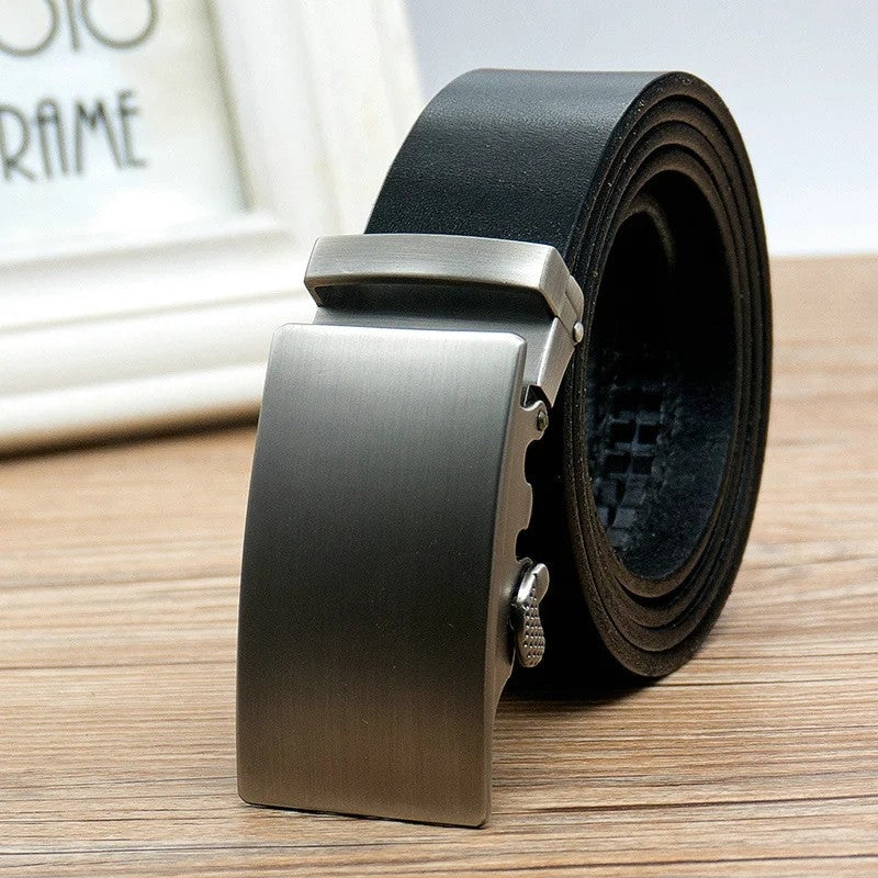 William Ratchet Buckle Adjustable Dress Belt
