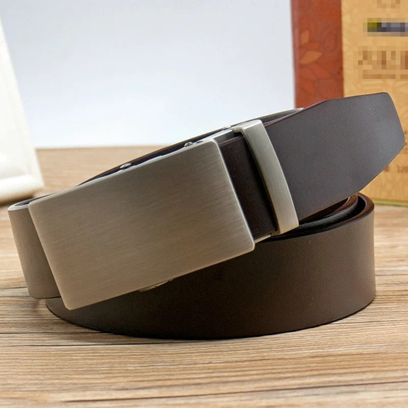William Ratchet Buckle Adjustable Dress Belt